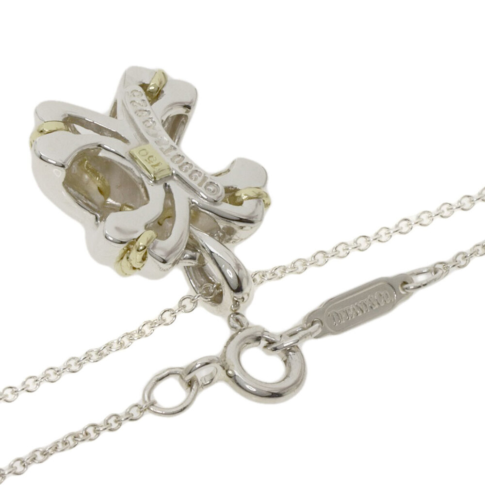 Tiffany Signature Necklace Silver Yellow Gold Co